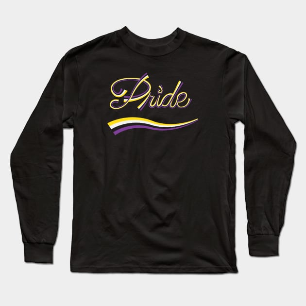 Pride Ribbon Long Sleeve T-Shirt by traditionation